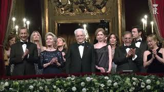 Mattarella alla Prima del Teatro alla Scala [upl. by Imar]