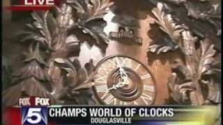 Part 2  Champs Clock Shop FOX 5 Daylight Savings Time Event [upl. by Charteris]