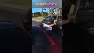 Reckless Driver Has Extreme Moment of Road Rage [upl. by Enelra]