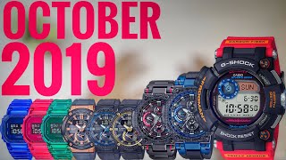 OCTOBER 2019 New release GShock watches  Thoughts amp First Impressions [upl. by Nita447]