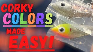 Corky Color Selection Made EASY [upl. by Nekcarb]