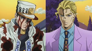 Jotaro Kujo amp Yoshikage Kira Have A Talk [upl. by Templia]