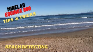 Minelab Equinox  Beach Metal Detecting  Tips and Tricks [upl. by Riabuz]