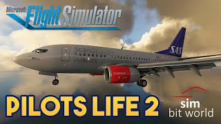 ✈️ Microsoft Flight Simulator  Pilots Life 2 SAS  WITH NEW 42 737 IMERSION KIT [upl. by Einitsed]