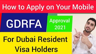 How to get GDRFA Approval  How to fill GDRFA form [upl. by Sivrat]