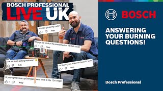 Ask The Experts Bosch Professional QampA [upl. by Nortyad]