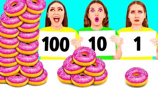 100 Layers of Food Challenge  Amazing Cooking Hacks by Fun Fun Challenge [upl. by Alak]