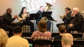 Chesapeake Bay Brass Quintet plays Theme from Superman [upl. by Maghutte]