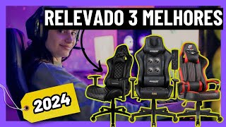 TOP 3 Melhores CADEIRAS GAMER de 2024 Qual a melhor CADEIRA GAMER [upl. by Ogu]