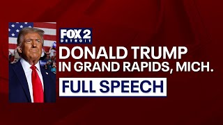 Former President Trump speaks in Grand Rapids [upl. by Burnham]