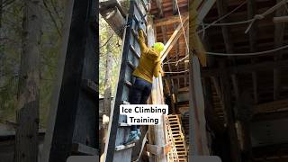 plice climbing Can’t wait for the ice season to start iceclimbing training iceclimber climber [upl. by Notffilc]