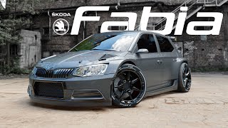 Skoda Fabia R5 modified  Wide body kits [upl. by Enidlarej293]