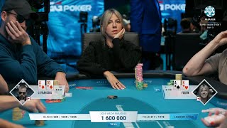 TOUGH DECISION for Kristen Foxen  WSOP Super Main Event  Paradise 2024 [upl. by Tiphanie]