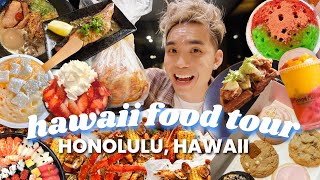 What to Eat in HONOLULU HAWAII HAWAII FOOD TOUR [upl. by Schaper]