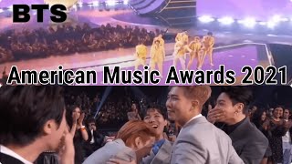 【 おめでとう！3冠！BTS 】受賞発表の瞬間＆待ち望んでいたオフラインステージ AMAs American Music Awards 2021 [upl. by Matthew]