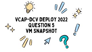 VCAP DCV Deploy Q5 [upl. by Ayikur]