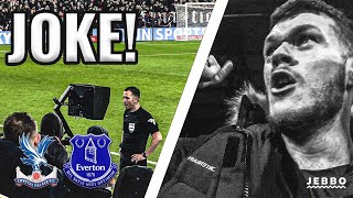 VAR IS AN ABSOLUTE JOKE CALVERTLEWIN SENT OFF  CRYSTAL PALACE VS EVERTON  MATCHDAY VLOG [upl. by Eilak]