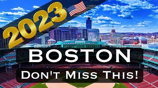 The 11 BEST Things to do in BOSTON Travel Guide 2023 [upl. by Adnarim]