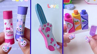 Paper craftEasy craft ideas miniature craft  how to make DIYschool projectTonni art and craft [upl. by Morez]