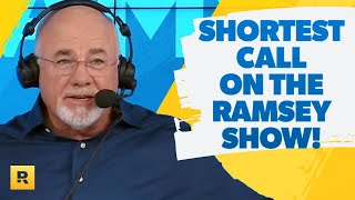 This Is The Shortest Call In Ramsey Show History [upl. by Nations]