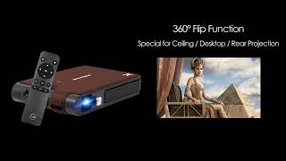 CAIWEI S6 Portable Projector↓↓ CHECK PRICE ↓↓ [upl. by Drisko]