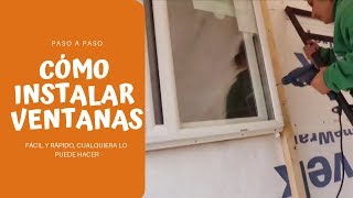 👉 Cómo instalar ventanas de PVC  1  Termopanel  De forma fácil 💥 [upl. by Ailam]