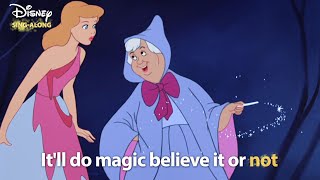 BibbidiBobbidiBoo  Cinderella Lyric Video  DISNEY SINGALONGS [upl. by Cirdes762]