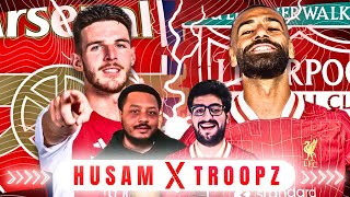 ARSENAL VS LIVERPOOL PREVIEW ARSENAL INJURIES SALAH VS ZINCHENKO TITLE RACE HUSAM X TroopzTV [upl. by Virgie298]