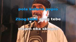 Zeljko Bebek  Sinoc sam  Karaoke [upl. by Andrews]