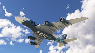 Microsoft Flight Simulator FlyByWire Simulations A380X 4K Quick Visual Showcase [upl. by Rutger]