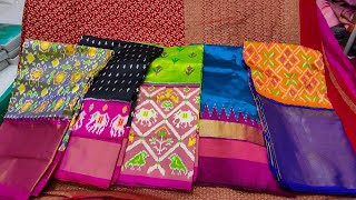 Chickpet Bangalore Wholesale Silk SareesSingle Courier AVLPure IkkatMysore SilkGeorgette Sarees [upl. by Esirtal820]