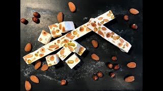 Nougat de Montélimar nougat mou [upl. by Ayouqes]