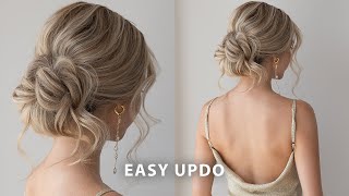 Easier Than It Looks Updo ❤️✨ Wedding Hairstyle Wedding Guest Prom [upl. by Ernaline]