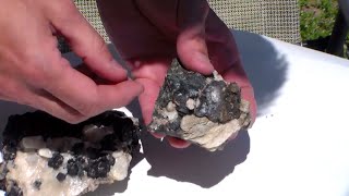 Removing Calcite from Mineral Specimens [upl. by Dott558]