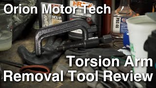 ORION TORSION BAR REMOVAL TOOL REVIEW Should You Buy A Torsion Arm Removal ToolTorsion Arm Removal [upl. by Woermer403]