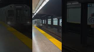 TTC T1 subway train arriving at woodbine station part2 [upl. by Belford]