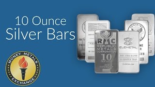 10 Oz Silver Bar  Money Metals Exchange [upl. by Good]