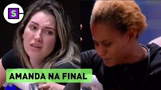 BBB 23 Amanda é a primeira finalista após Aline desistir em prova de 15 horas [upl. by Jessika764]