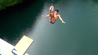 Extreme Cliffdiving  Bridge Jump  Centovalli [upl. by Chastity]