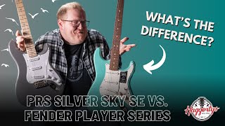 PRS SE Silver Sky vs Fender Player Stratocaster  Whats the best guitar for 850 [upl. by Esiuole]