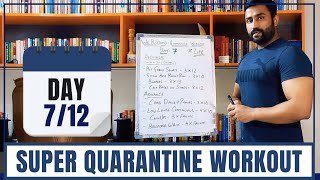 QUARANTINE WORKOUT amp LIFE DAY 7  BEGINNER  ADVANCE WKT [upl. by Aleahcim]