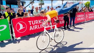 Why I had to cancel my last show and what happened BTS of my Bike Show at Cycling Tour of Turkiye [upl. by Neeluqcaj686]