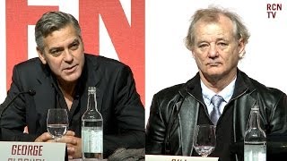 The Monuments Men Premiere Interviews  George Clooney Matt Damon amp Bill Murray [upl. by Orlene]