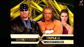 WWE WrestleMania 17 The Undertaker vs Triple H Real Match Commentary [upl. by Marden]