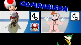 Comparative Dr Mario WITH LYRICS  brentalfloss Plush Parody [upl. by Milore340]