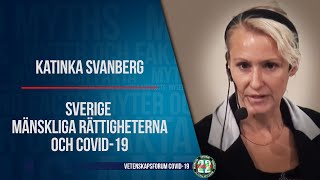 Katinka Svanberg  Sverige de mänskliga rättigheterna och Covid19 [upl. by Vinny]