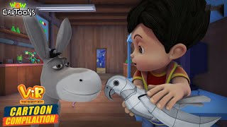 Vir Ne New Robot Banaya  Vir The Robot Boy Compilation 07  Season 01  Cartoon for Kids  spot [upl. by Etnoj333]