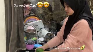 tugas b inggris how to make avocado juice🥑 hanifia ainun sabrina [upl. by Elianore]