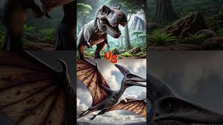 TREX vs Pterodactyl who will win 👑 🔥 dinosaurs unreal trex showdown [upl. by Ursi603]