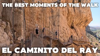 El Caminito del Rey El Chorro  Dangerous Hiking Trail  Malaga Spain Adventure Walking Trek Tour 4k [upl. by Maureene]